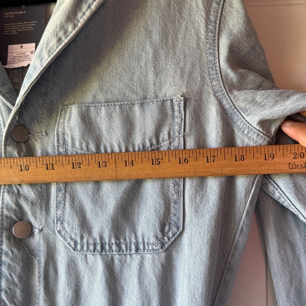 Universal Thread Light Blue Denim Baggy Jumpsuit - Picture 7 of 8